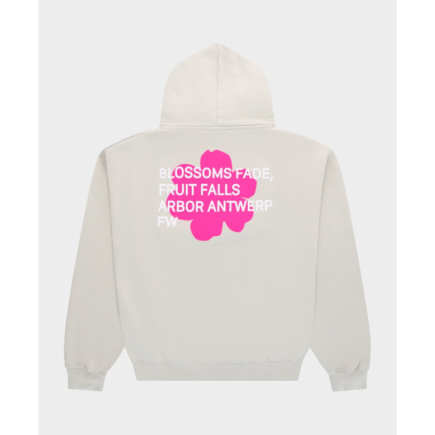 Sweat à Capuche Arbor Antwerp PINK BLOSSOMS Beige Cloane Vannes