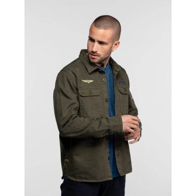 Surchemise Daytona Homme JEFFBULL Kaki Cloane Vannes