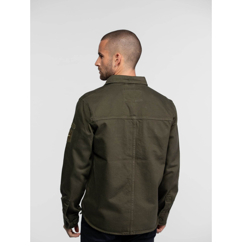 Surchemise Daytona Homme JEFFBULL Kaki Cloane Vannes