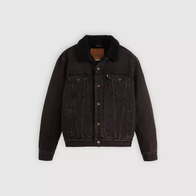 Veste Homme Levi's SHERPA TRUCKER TYPE III Noir Délavé Cloane Vannes 16365 0291