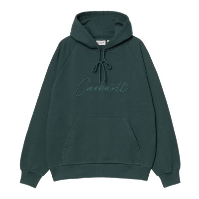 Sweat à Capuche Homme Carhartt Wip HOODED RAY Vert Foncé Cloane Vannes I035640
