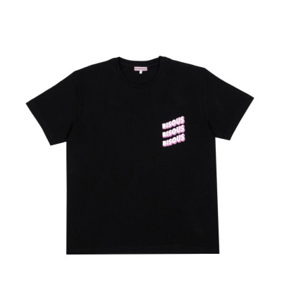 T-Shirt Mixte Bisous Skateboards SONICS Noir Cloane Vannes