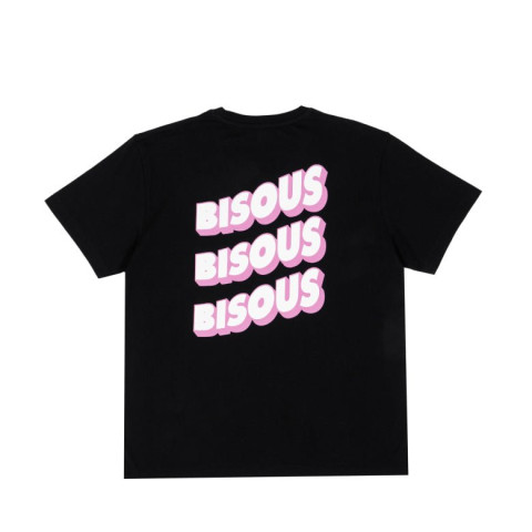 T-Shirt Mixte Bisous Skateboards SONICS Noir Cloane Vannes