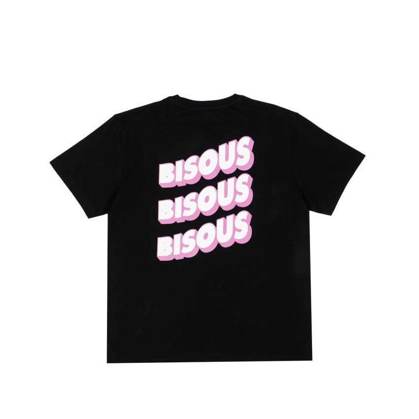 T-Shirt Mixte Bisous Skateboards SONICS Noir Cloane Vannes
