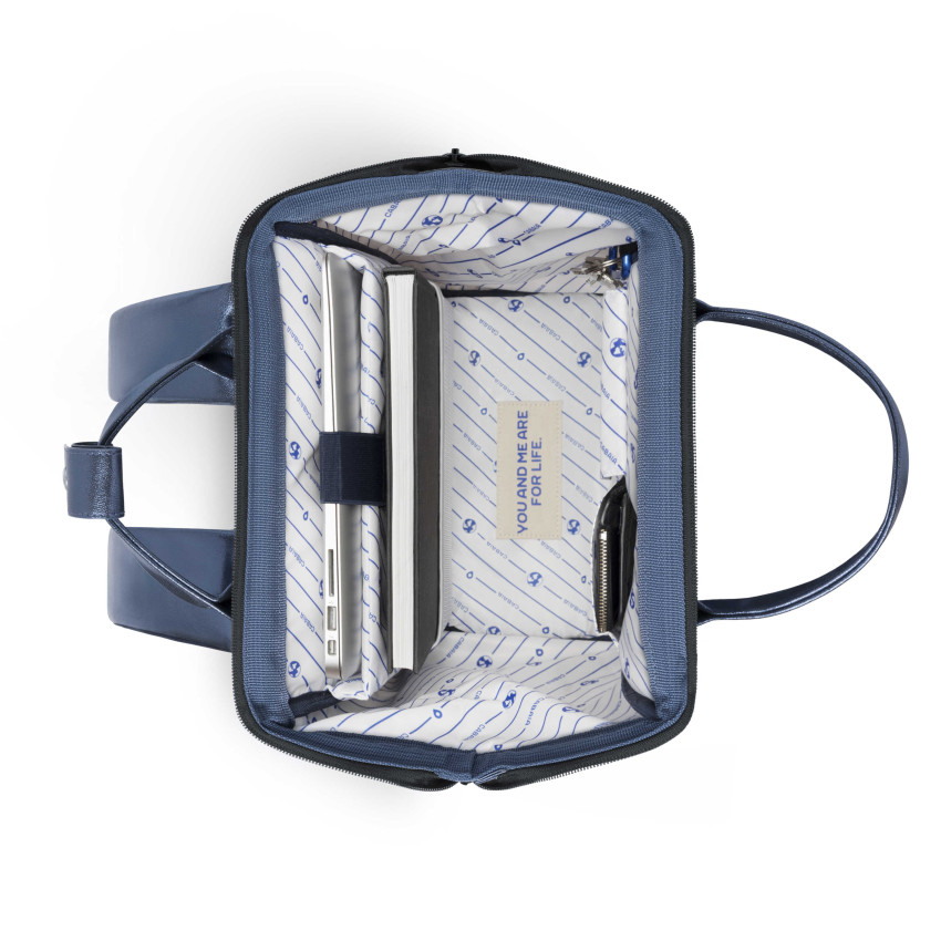 Sac à Dos Cabaia LARISSA MEDIUM Bleu Mer Cloane Vannes