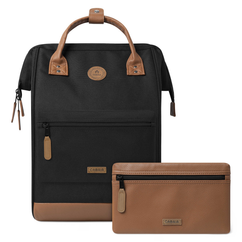 Sac à Dos Cabaia COLOGNE LARGE Noir Cloane Vannes