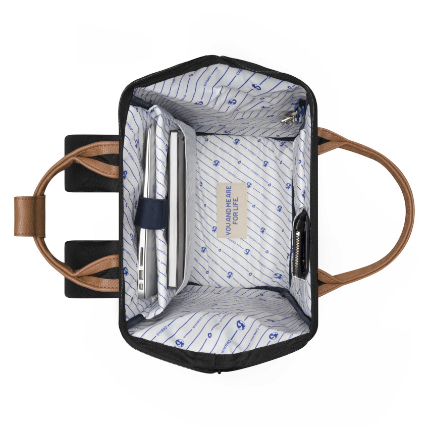 Sac à Dos Cabaia COLOGNE LARGE Noir Cloane Vannes