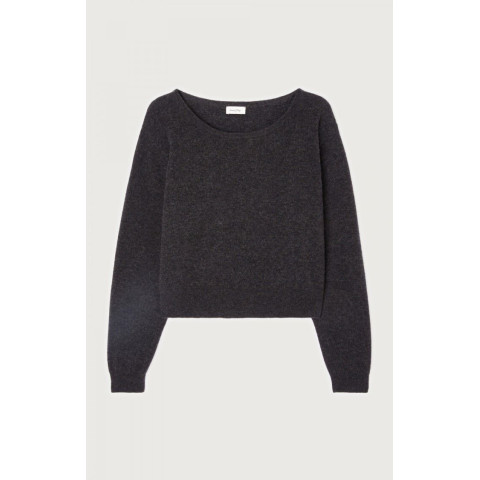 Pull Femme American Vintage RAXOW Noir Cloane Vannes RAX18EH25