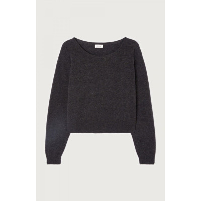 Pull Femme American Vintage RAXOW Noir Cloane Vannes RAX18EH25