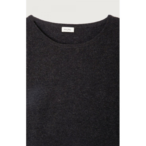 Pull Femme American Vintage RAXOW Noir Cloane Vannes RAX18EH25