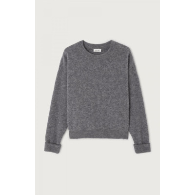 Pull Femme American Vintage VITOW Anthracite Cloane Vannes