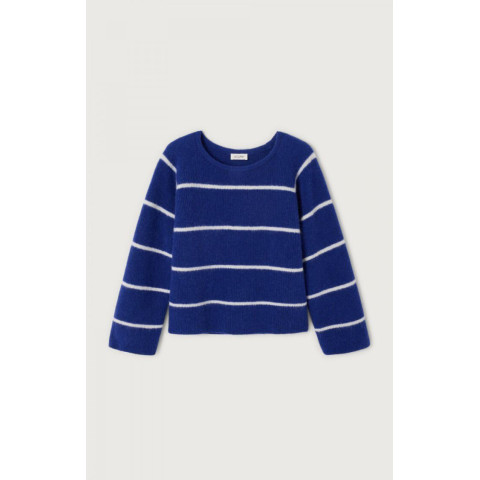 Pull Femme American Vintage VITOW Bleu Royal Cloane Vannes