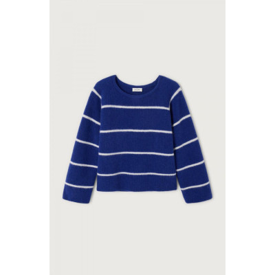Pull Femme American Vintage VITOW Bleu Royal Cloane Vannes