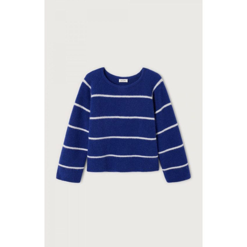 Pull Femme American Vintage VITOW Bleu Royal Cloane Vannes