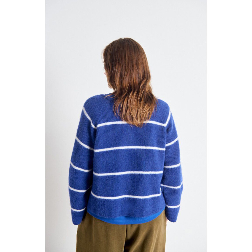 Pull Femme American Vintage VITOW Bleu Royal Cloane Vannes
