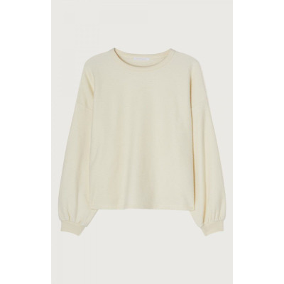 Sweat American Vintage Femme BOBYPARK Ecru Cloane Vannes BOBY03AH25