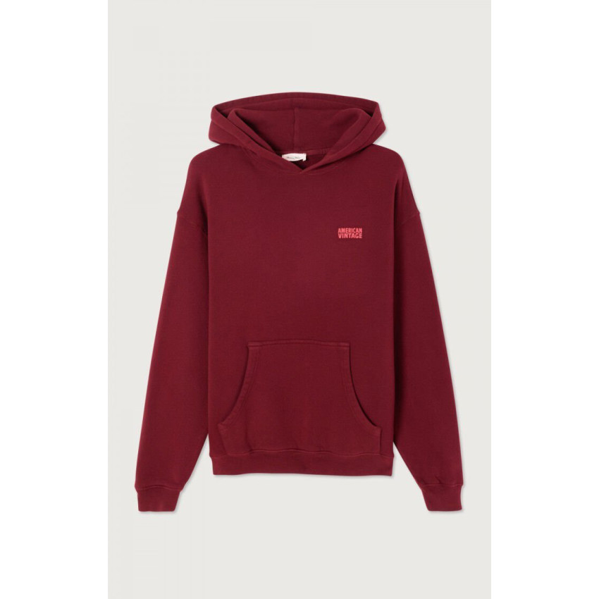 Sweat Femme American Vintage IZUBIRD Bordeaux Cloane Vannes IZU03DH25