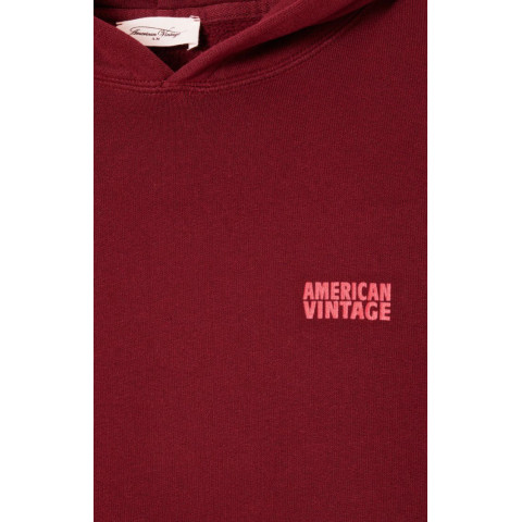 Sweat Femme American Vintage IZUBIRD Bordeaux Cloane Vannes IZU03DH25
