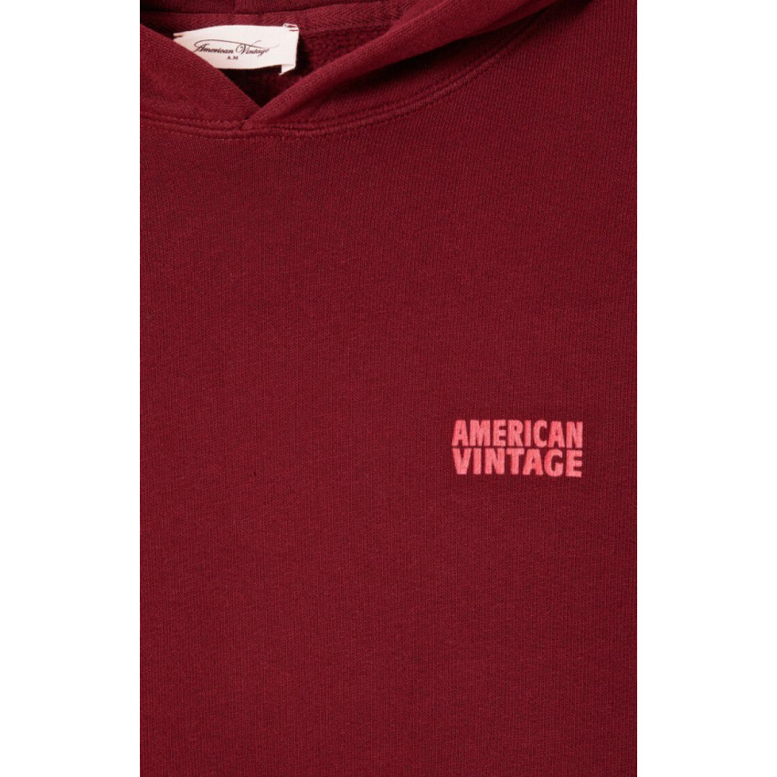 Sweat Femme American Vintage IZUBIRD Bordeaux Cloane Vannes IZU03DH25