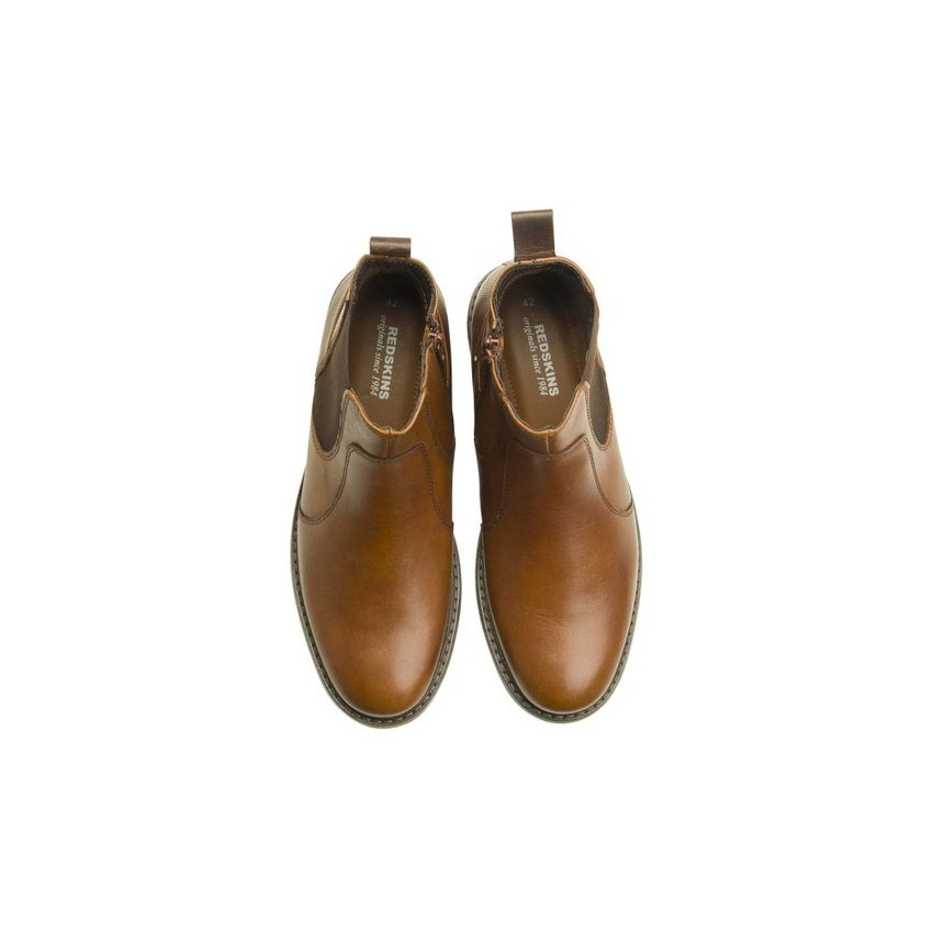Bottines Homme Redskins CHELSEA ELSTER Cognac Cloane Vannes