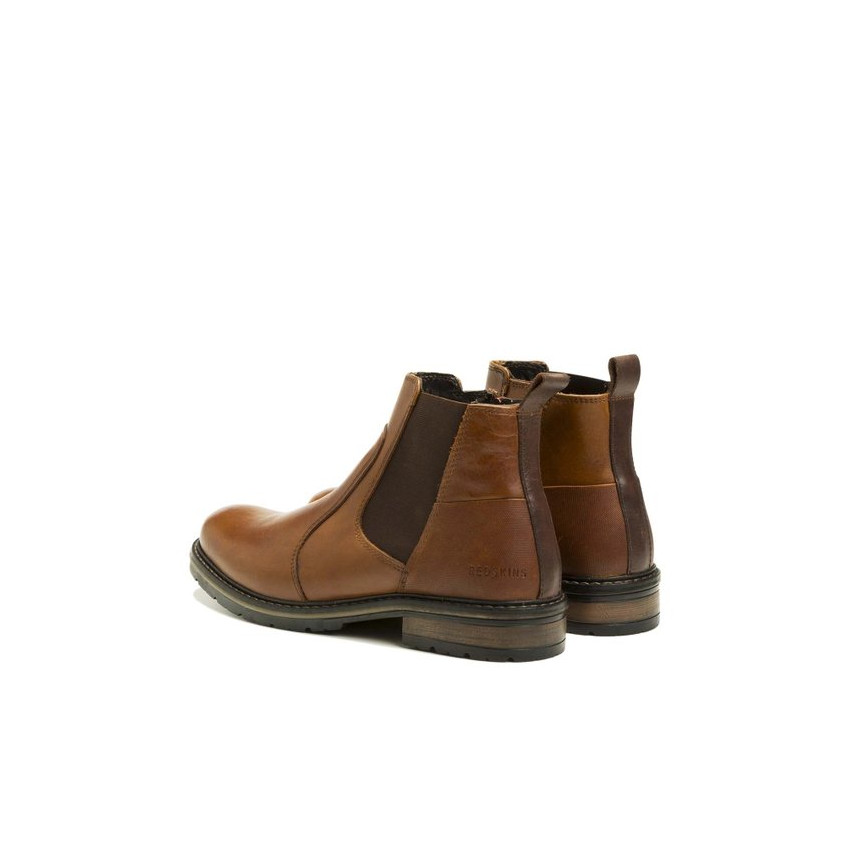 Bottines Homme Redskins CHELSEA ELSTER Cognac Cloane Vannes