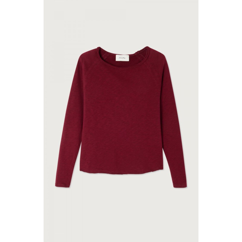 T-Shirt Manches Longues American Vintage Femme SONOMA Bordeaux Cloane Vannes