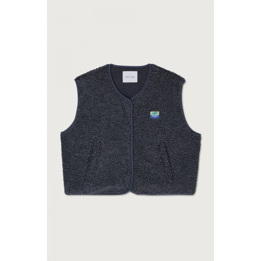 Veste Sans Manches American Vintage Femme HOKTOWN Anthracite Cloane Vannes