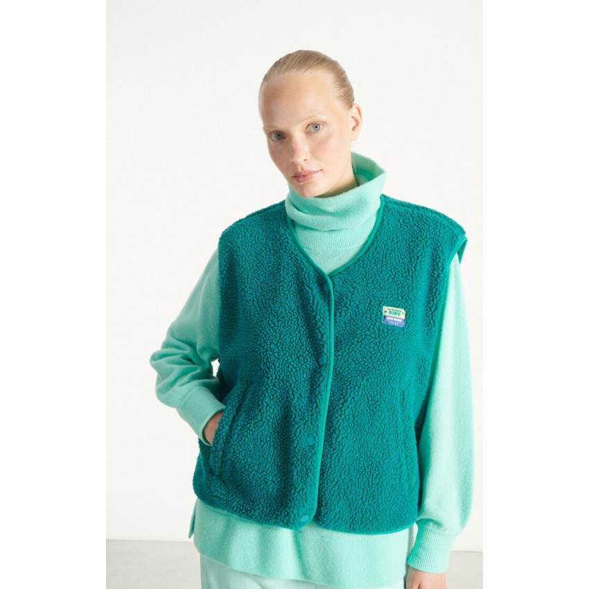 Veste Sans Manches American Vintage Femme HOKTOWN Vert Cloane Vannes