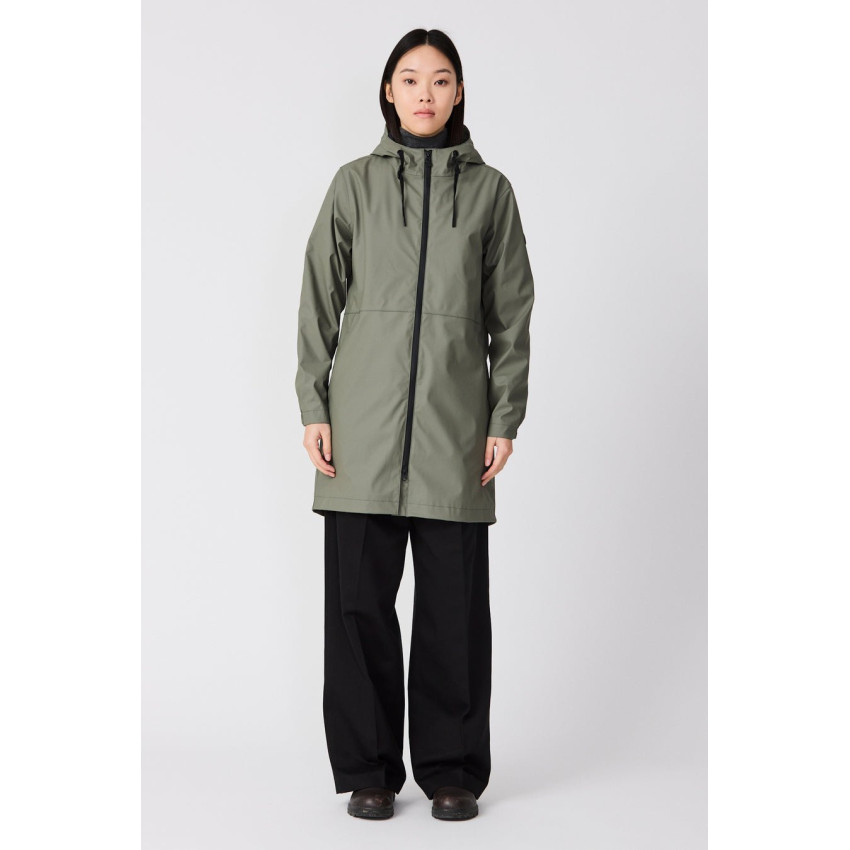 Parka Femme Tanta Rainwear VAND Kaki Clair Cloane Vannes T3064