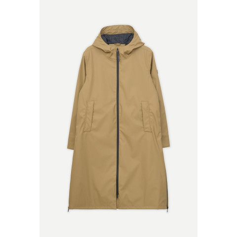 Parka Imperméable Tanta Rainwear Femme TORMENTA Camel Cloane Vannes