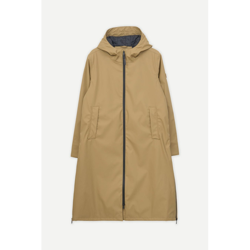 Parka Imperméable Tanta Rainwear Femme TORMENTA Camel Cloane Vannes
