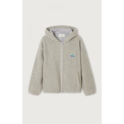 Veste Polaire American Vintage Femme HOKTOWN Gris  Cloane Vannes HOK16EH25