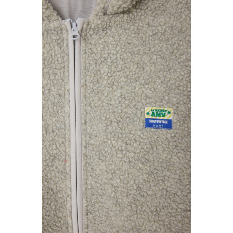 Veste Polaire American Vintage Femme HOKTOWN Gris  Cloane Vannes HOK16EH25