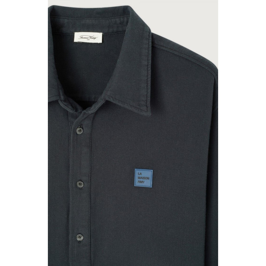 Chemise American Vintage Homme AFAZ Noir Cloane Vannes MAFA06BH25