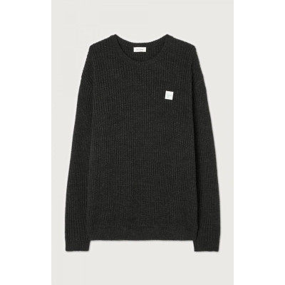 Pull Homme American Vintage CRASHWAY Anthracite Cloane Vannes MCRA18AH25