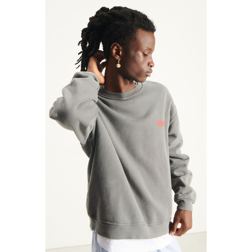 Sweat American Vintage Homme PLIZZY Anthracite Cloane Vannes MPLI03BH25