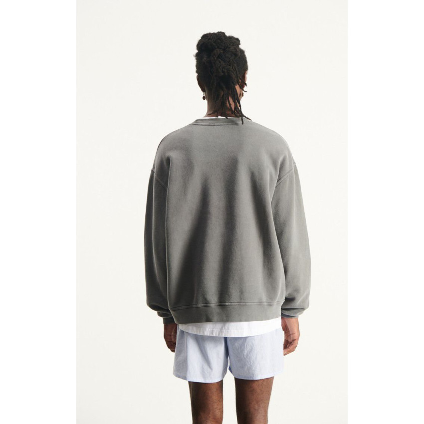 Sweat American Vintage Homme PLIZZY Anthracite Cloane Vannes MPLI03BH25