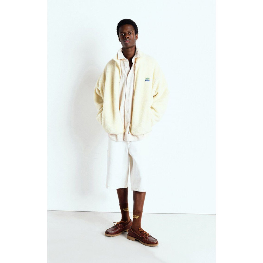 Veste Homme American Vintage HOKTOWN Ecru Cloane Vannes MHOK16BH25