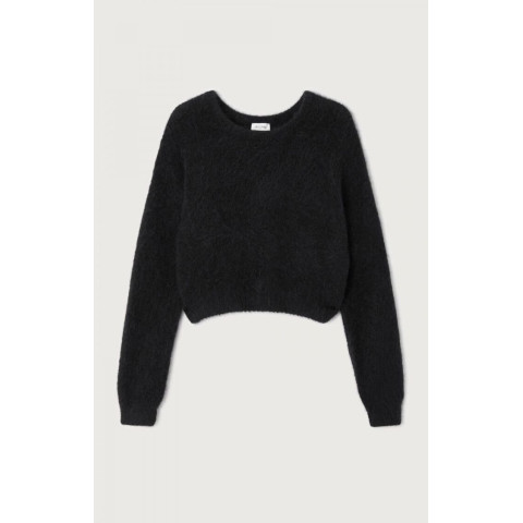 Pull Femme American Vintage NIBY Noir Cloane Vannes NIB18AH25