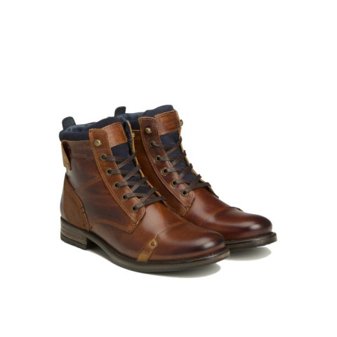 Bottines en cuir Redskins Homme YANI Cognac Cloane Vannes