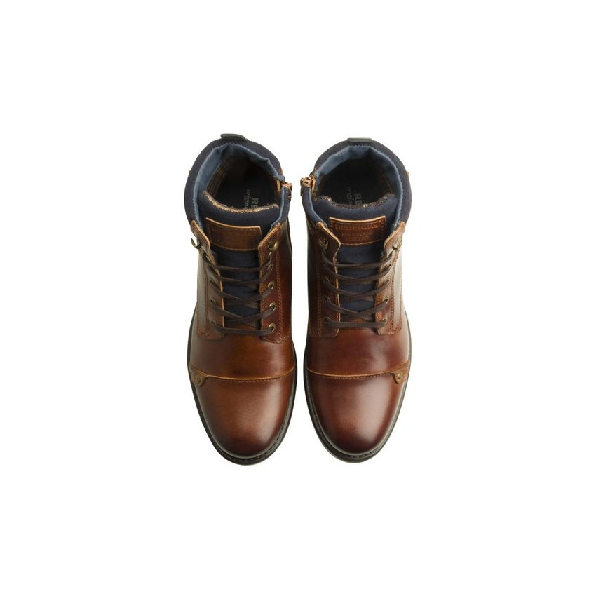 Bottines en cuir Redskins Homme YANI Cognac Cloane Vannes