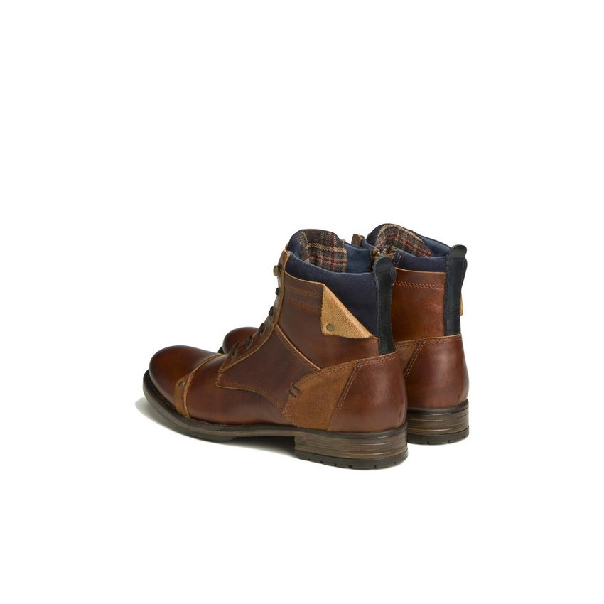 Bottines en cuir Redskins Homme YANI Cognac Cloane Vannes