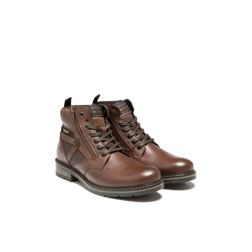 Bottines en Cuir Redskins Homme ETERNEL Cognac Cloane Vannes