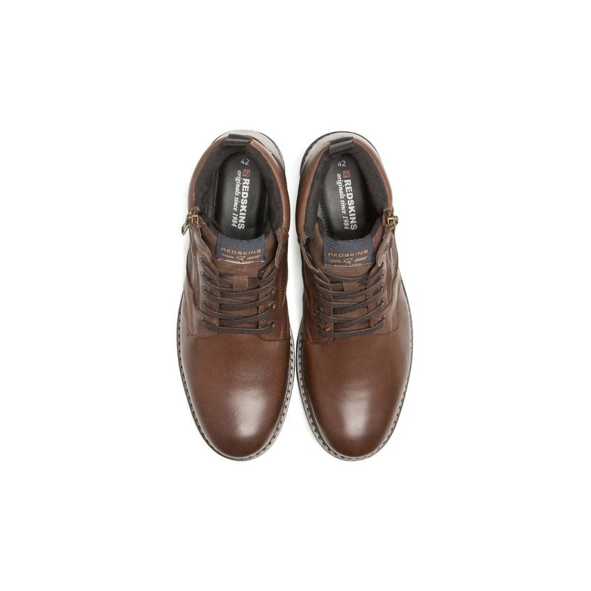 Bottines en Cuir Redskins Homme ETERNEL Cognac Cloane Vannes