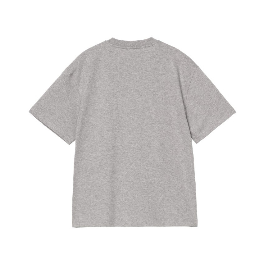 T-shirt Femme Carhartt Wip HEART PATCH Gris Cloane Vannes I032318