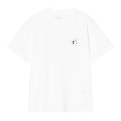 T-Shirt Femme Carhartt Wip HEARTS OF HARTTS Blanc Cloane Vannes I035477