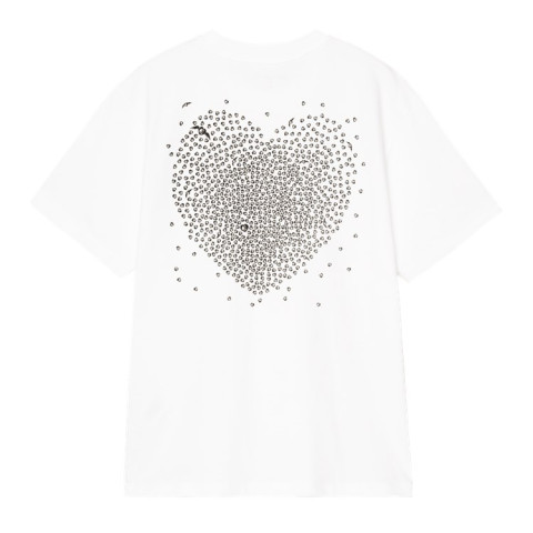 T-Shirt Femme Carhartt Wip HEARTS OF HARTTS Blanc Cloane Vannes I035477