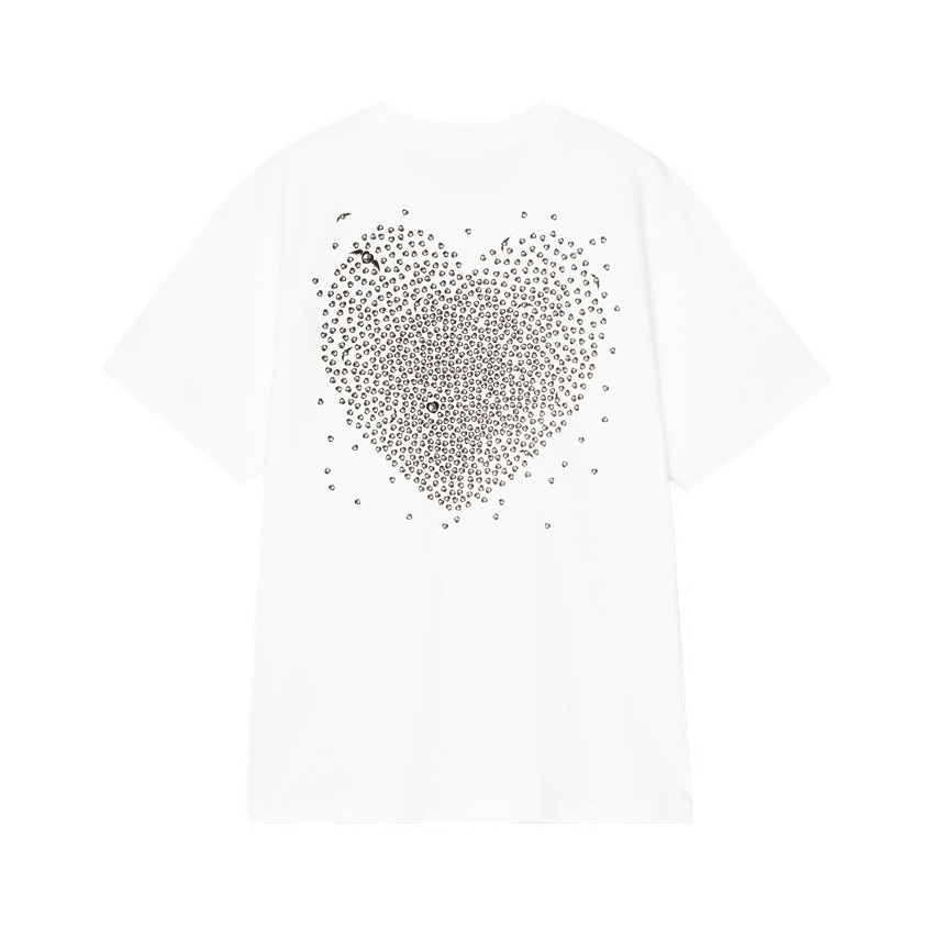 T-Shirt Femme Carhartt Wip HEARTS OF HARTTS Blanc Cloane Vannes I035477