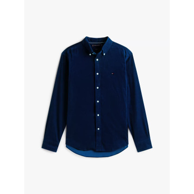 Chemise Homme Tommy Hilfiger SOLID CORDUROY Bleu Marine Cloane Vannes MW0MW40486