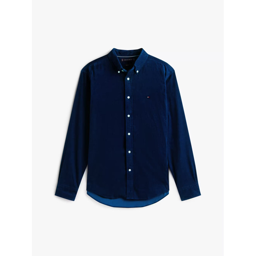 Chemise Homme Tommy Hilfiger SOLID CORDUROY Bleu Marine Cloane Vannes MW0MW40486